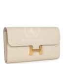 Hermes Constance To Go Wallet Craie Epsom GHW