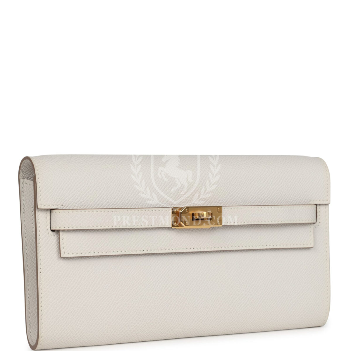 Hermes Kelly Wallet To Go Gris Pale Epsom GHW — изображение 2
