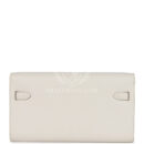 Hermes Kelly Wallet To Go Gris Pale Epsom GHW