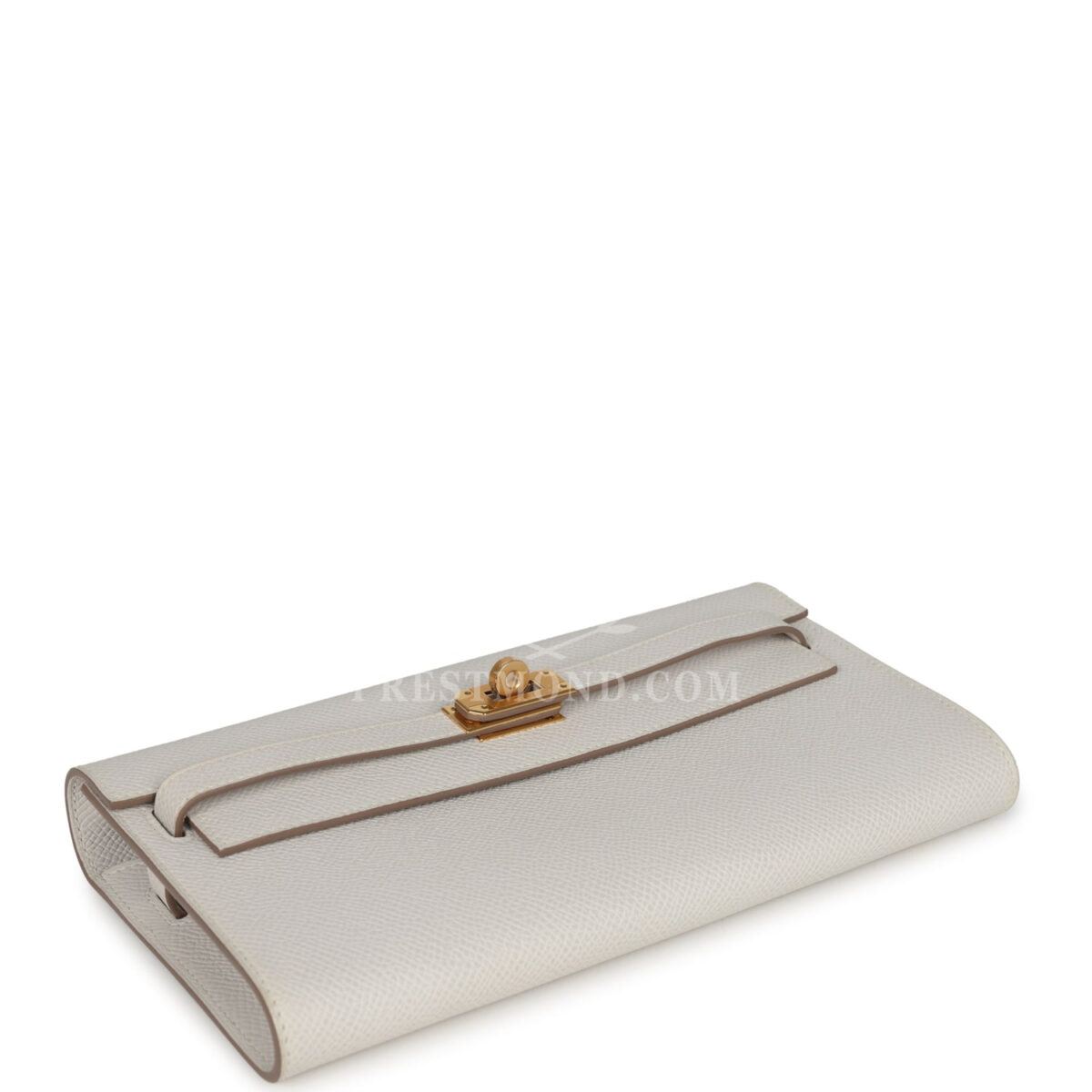 Hermes Kelly Wallet To Go Gris Pale Epsom GHW — изображение 6