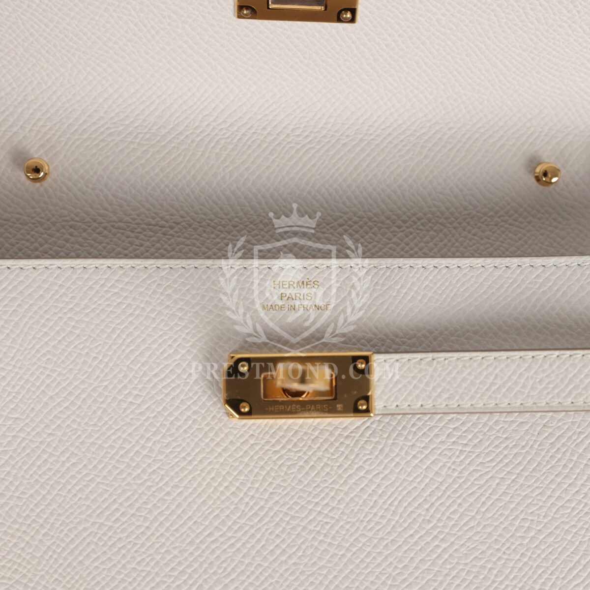 Hermes Kelly Wallet To Go Gris Pale Epsom GHW — изображение 7
