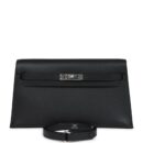 Hermes Kelly Elan Black Madame PHW