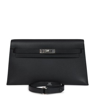 Hermes Kelly Elan Black Madame PHW