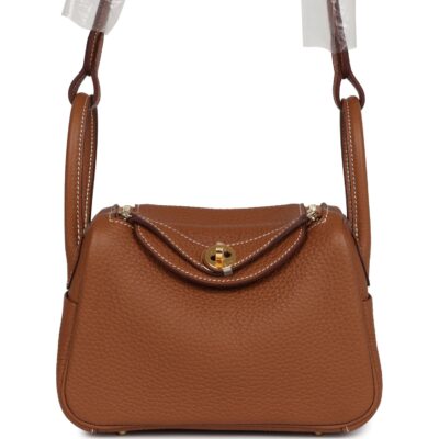 Hermes Mini Lindy GHW Clemence GHW