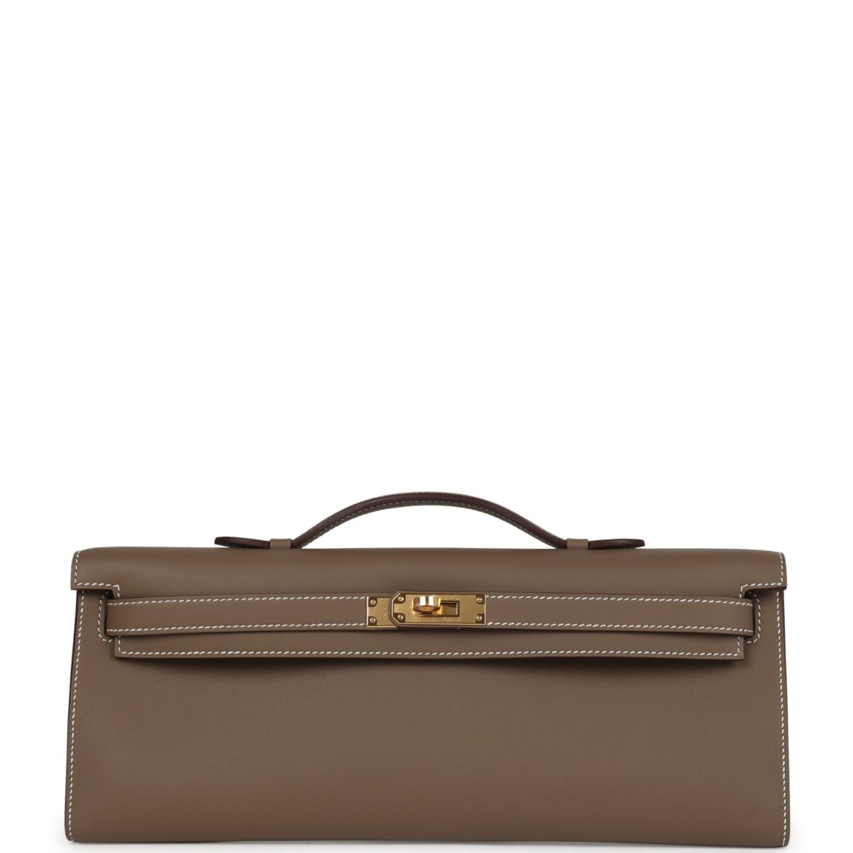 Hermes Kelly Cut Etoupe Swift GHW