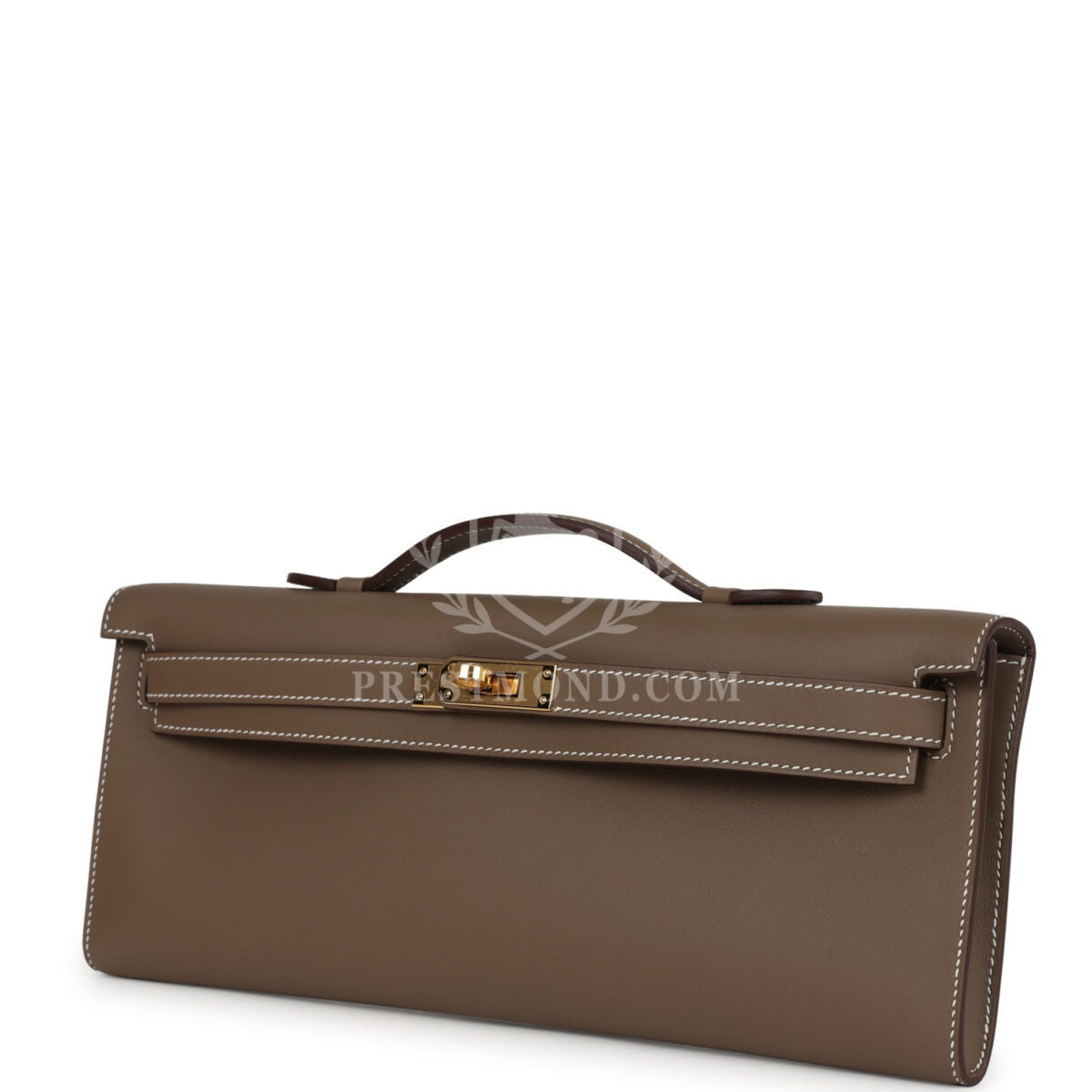 Hermes Kelly Cut Etoupe Swift GHW — изображение 5