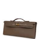 Hermes Kelly Cut Etoupe Swift GHW