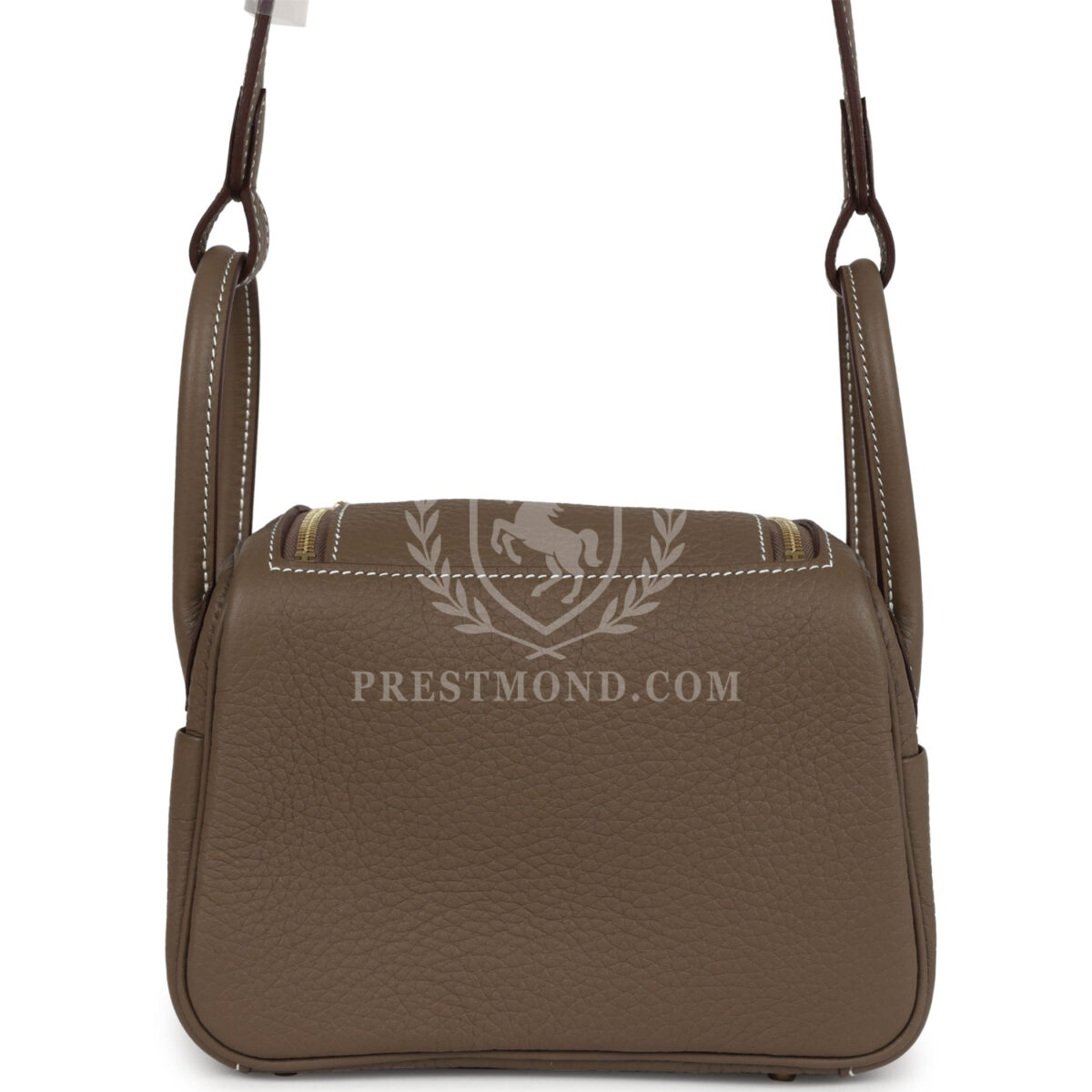 Hermes Mini Lindy II Etoupe Clemence GHW — изображение 4
