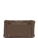 Hermes Mini Lindy II Etoupe Clemence GHW