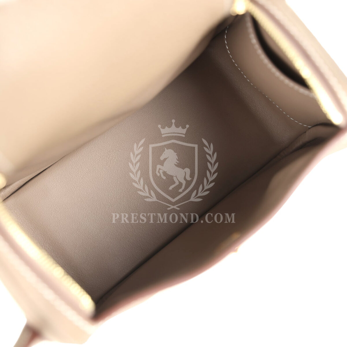 Hermes Mini Lindy II Etoupe Clemence GHW — изображение 9