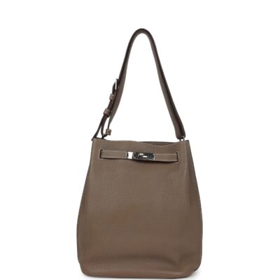 Hermes So Kelly 22 Etoupe Clemence PHW