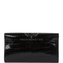 Hermes Kelly Wallet To Go Black Shiny Alligator PHW