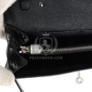 Hermes Kelly Wallet To Go Black Shiny Alligator PHW