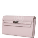 Hermes Kelly Wallet To Go Mauve Pale Epsom PHW