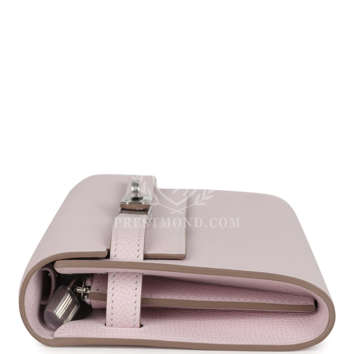 Hermes Kelly Wallet To Go Mauve Pale Epsom PHW — изображение 5