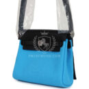 Hermes Herbag Zip 20 Mini Bleu Riviera Toile H Canvas and Black Vache Hunter PHW