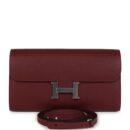 Hermes Constance Wallet To Go Rouge H Epsom PHW