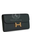 Hermes Constance Wallet To Go Vert Mangrove Evercolor GHW
