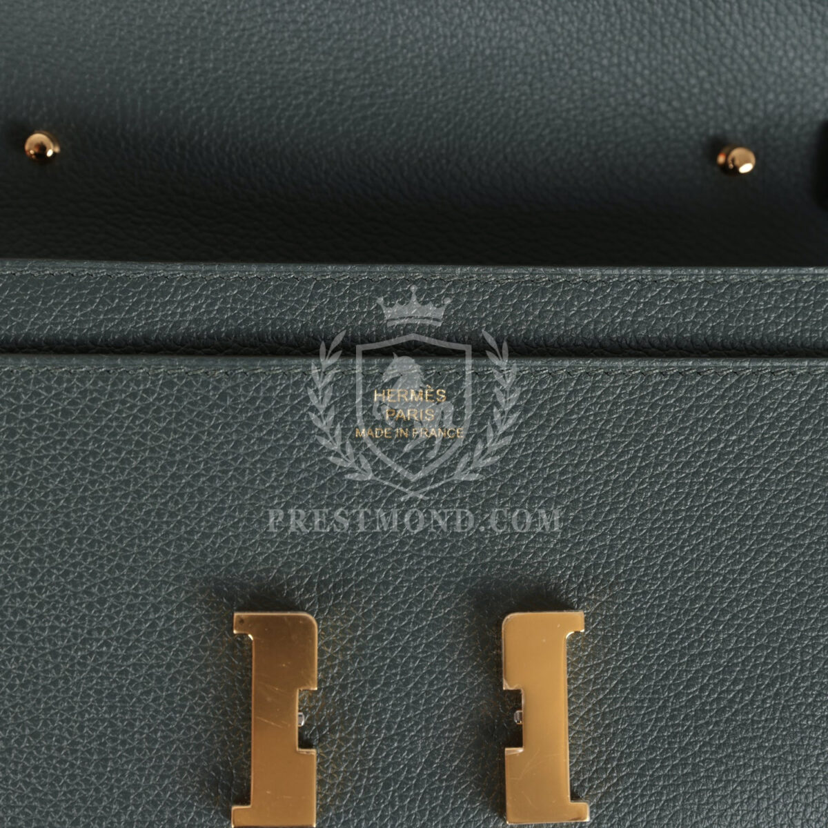 Hermes Constance Wallet To Go Vert Mangrove Evercolor GHW — изображение 7