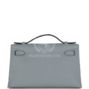 Hermes Kelly Pochette Gris Pantin Swift PHW