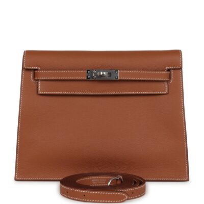 Hermes Kelly Danse Gold Evercolor Verso PHW