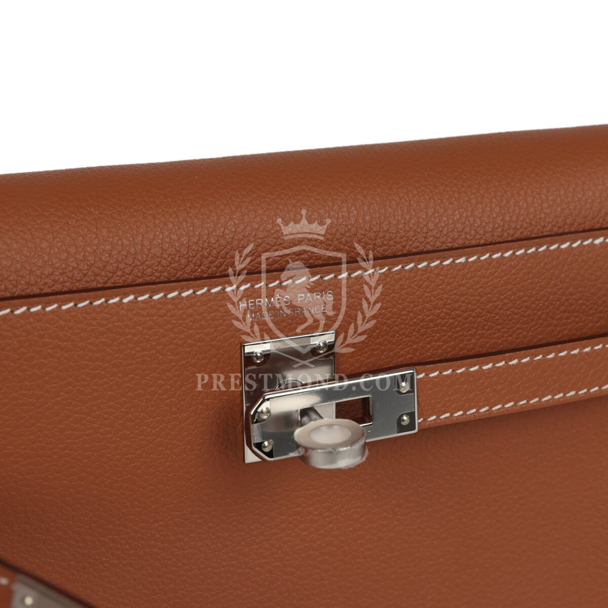 Hermes Kelly Danse Gold Evercolor Verso PHW — изображение 7