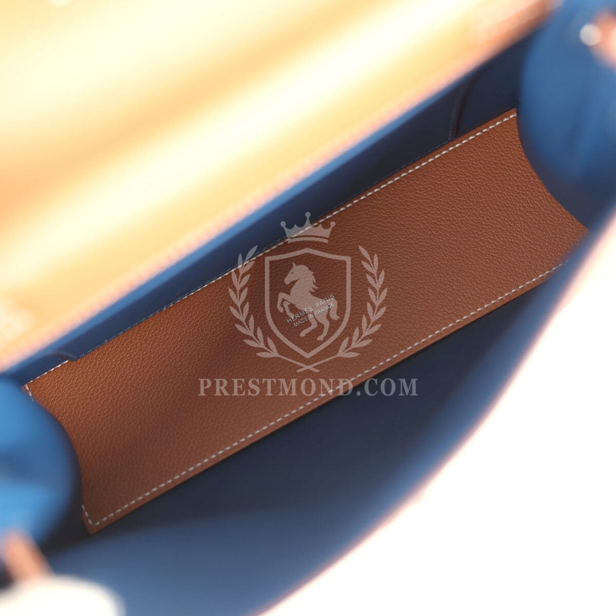 Hermes Kelly Danse Gold Evercolor Verso PHW — изображение 8