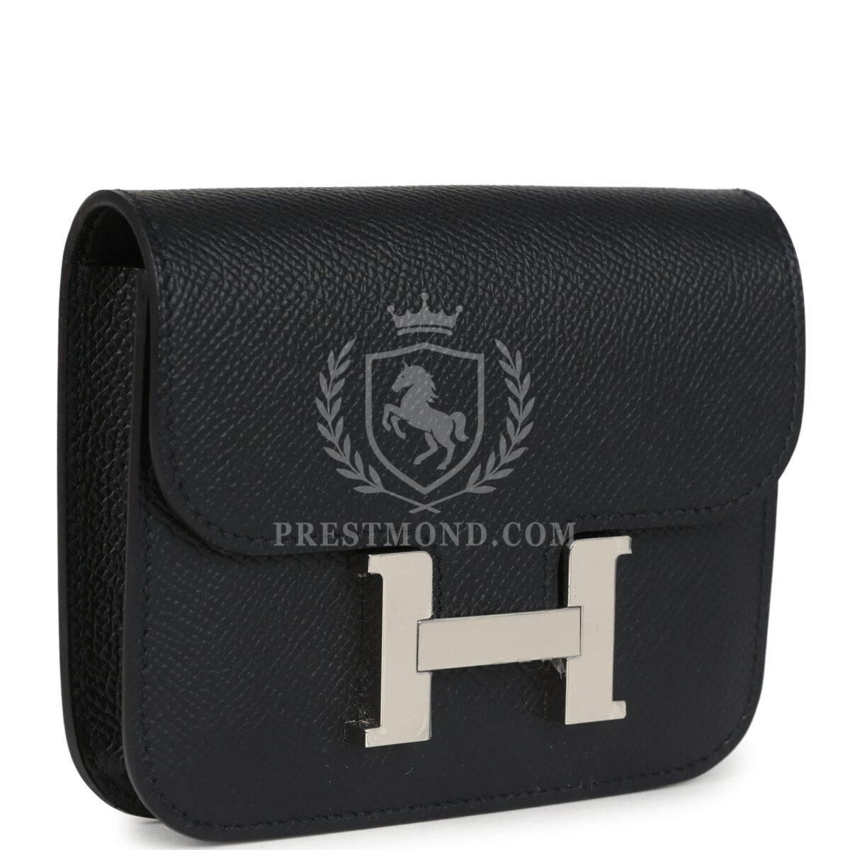 Hermes Constance Slim Wallet Black Epsom PHW — изображение 2