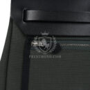 Hermes Herbag Zip 31 PM Vert Mangrove Toile Militaire Canvas and Black Vache Hunter PHW