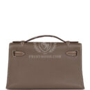 Hermes Kelly Pochette Etoupe Swift PHW