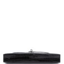 Hermes Kelly Elan Black Shiny Porosus Crocodile PHW
