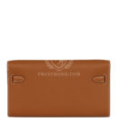 Hermes Kelly Wallet To Go Gold Epsom PHW