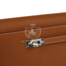 Hermes Kelly Wallet To Go Gold Epsom PHW