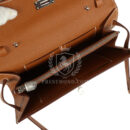 Hermes Kelly Wallet To Go Gold Epsom PHW