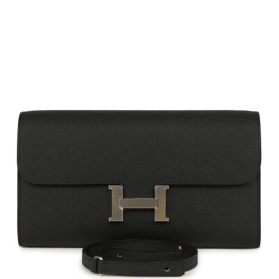 Hermes Constance Wallet To Go Black Epsom PHW