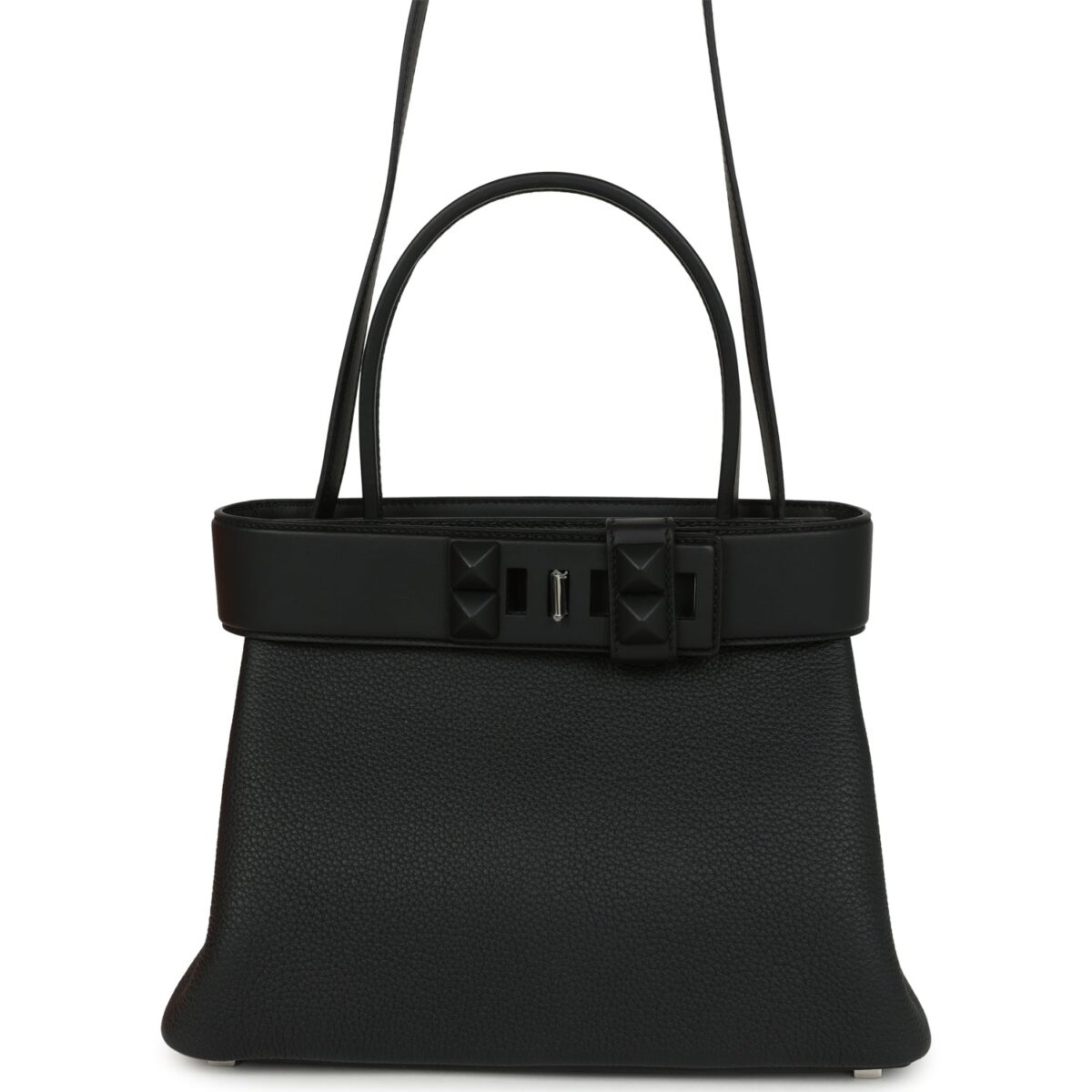 Hermes Medor Bag Black Togo and Swift PHW