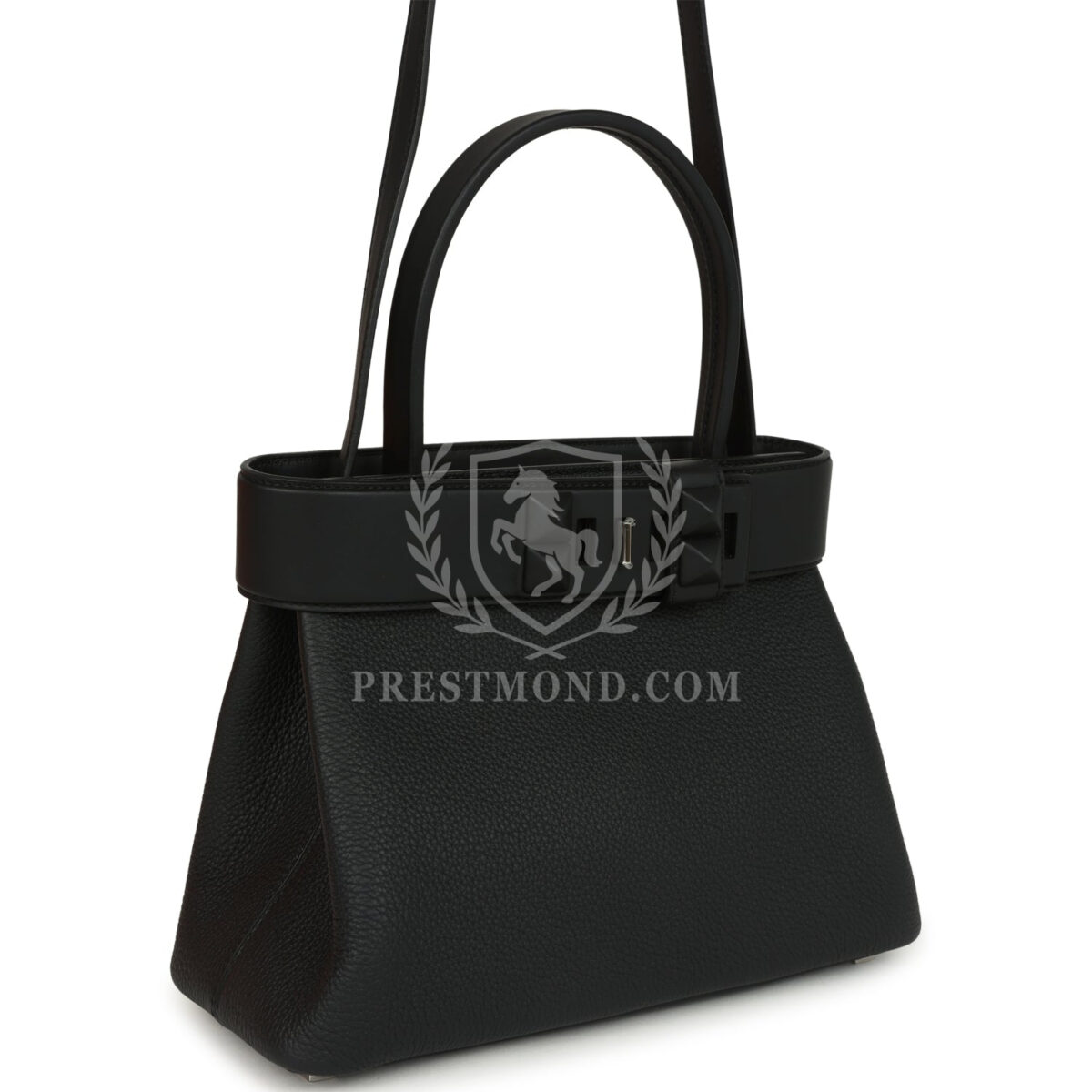 Hermes Medor Bag Black Togo and Swift PHW — изображение 2