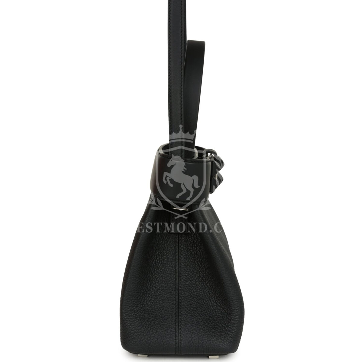 Hermes Medor Bag Black Togo and Swift PHW — изображение 4