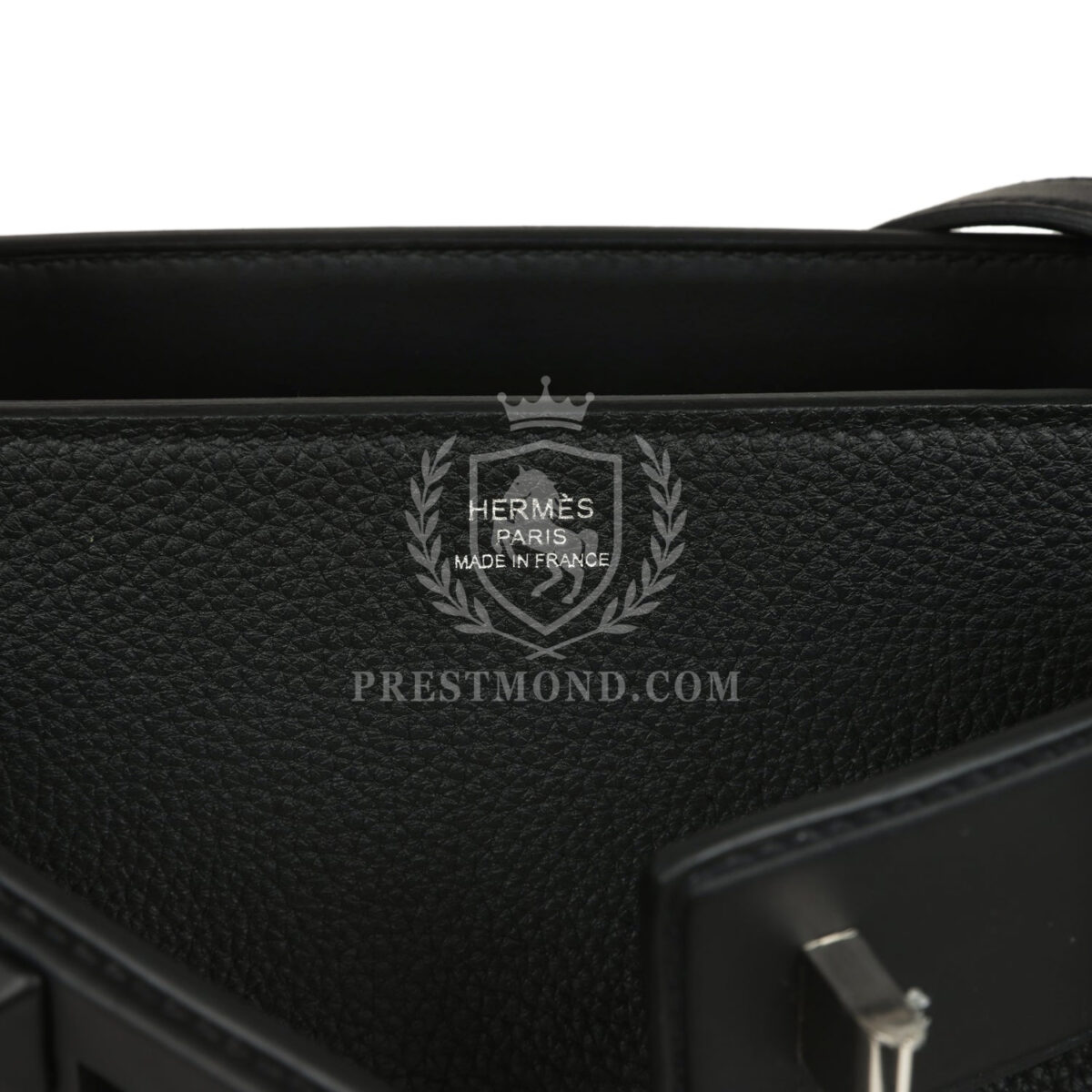 Hermes Medor Bag Black Togo and Swift PHW — изображение 8