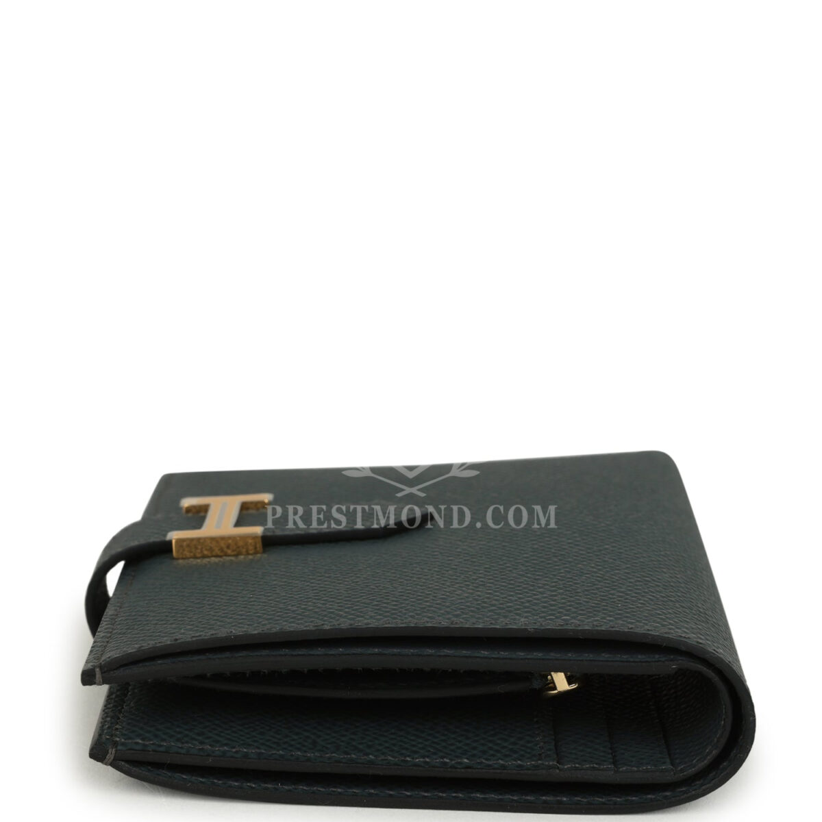 Hermes Bearn Compact Wallet Vert Fonce Epsom GHW — изображение 5