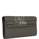 Hermes Kelly Wallet To Go Gris Meyer Epsom PHW