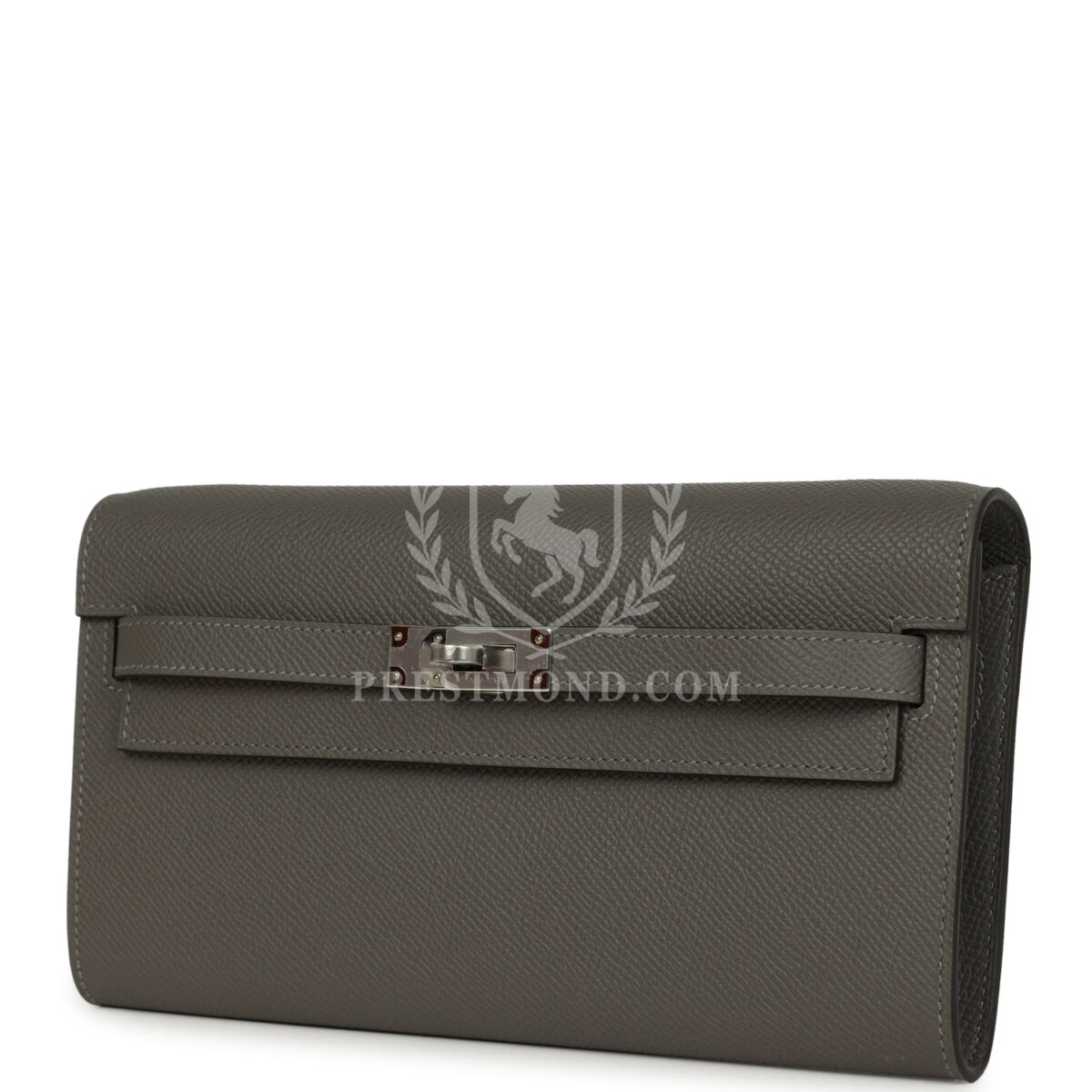 Hermes Kelly Wallet To Go Gris Meyer Epsom PHW — изображение 5
