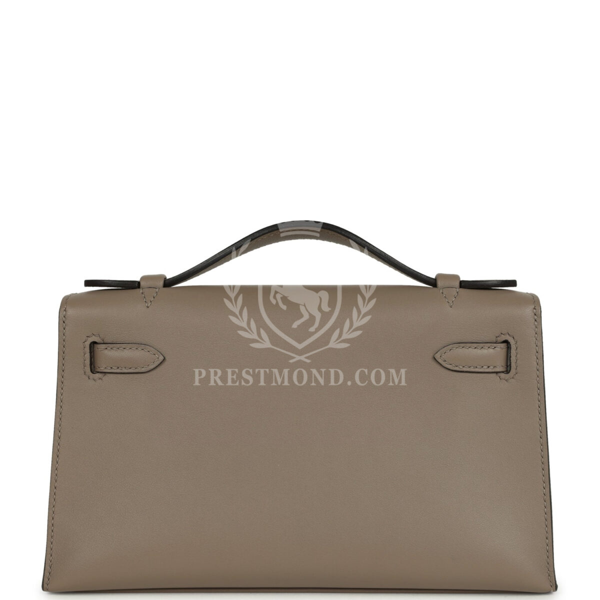 Hermes Kelly Pochette Gris Asphalte Swift GHW — изображение 4