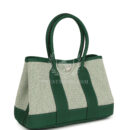 Hermes Garden Party Neo 23 Vert Moyen-Ecru Toile H Canvas and Vert Moyen Negonda PHW