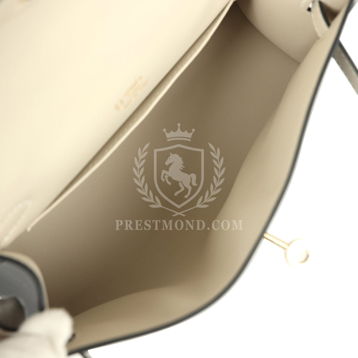 Hermes Special Order (HSS) Kelly Pochette Black and Beton Swift PBHW — изображение 8