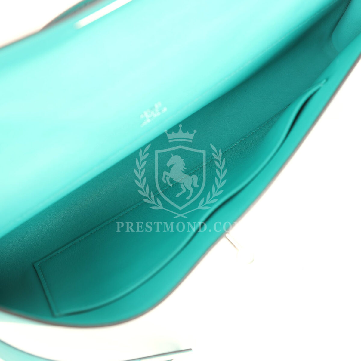 Hermes Kelly Cut Vert Verone Swift PHW — изображение 8