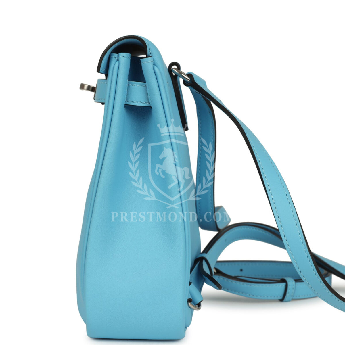 Hermes Mini Kelly Jump Backpack Celeste Swift PHW — изображение 6