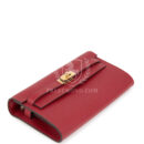 Hermes Kelly Wallet To Go Rouge Grenat Epsom GHW