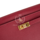 Hermes Kelly Wallet To Go Rouge Grenat Epsom GHW