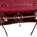 Hermes Kelly Wallet To Go Rouge Grenat Epsom GHW